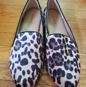 Torrid Cheetah print oxford slides